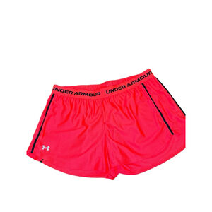 Women's Under Armour Athletic Shorts M red Black n38